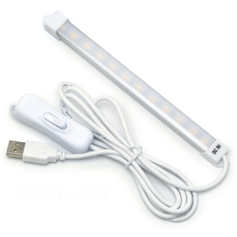 RL-BAR12D 12灯 USB LED バーライト スイッチ付き 昼光色