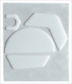 GRAPHT PTFE マウスソール ホワイト (Logicool G G502 X) TGR032-G502X