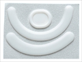 GRAPHT PTFE マウスソール ホワイト (Logicool G G703 / G603 / G403) TGR032-G703