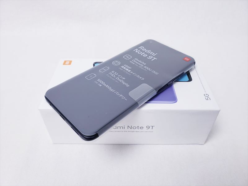 redmi note 9T シャオミ　☆ ブラック