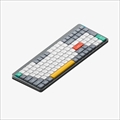 Nuphy Air96 ワイヤレスメカニカルキーボード グレー 茶軸