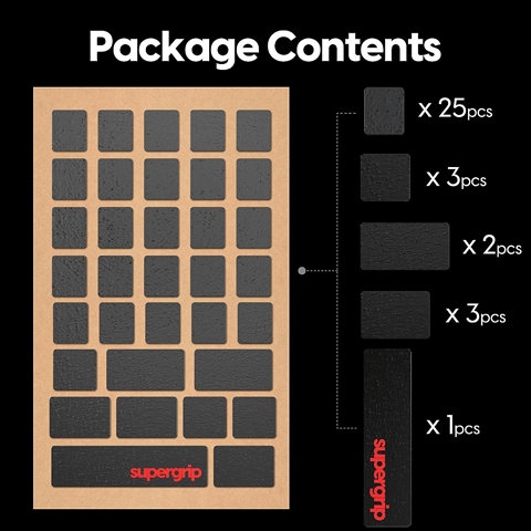 Supergrip Pre-Cut Universal Keyboard SGDIY4