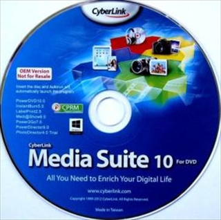 CYBERLINK Media SUITE 10 OEM ☆6個まで￥250クリックポスト対応可能！