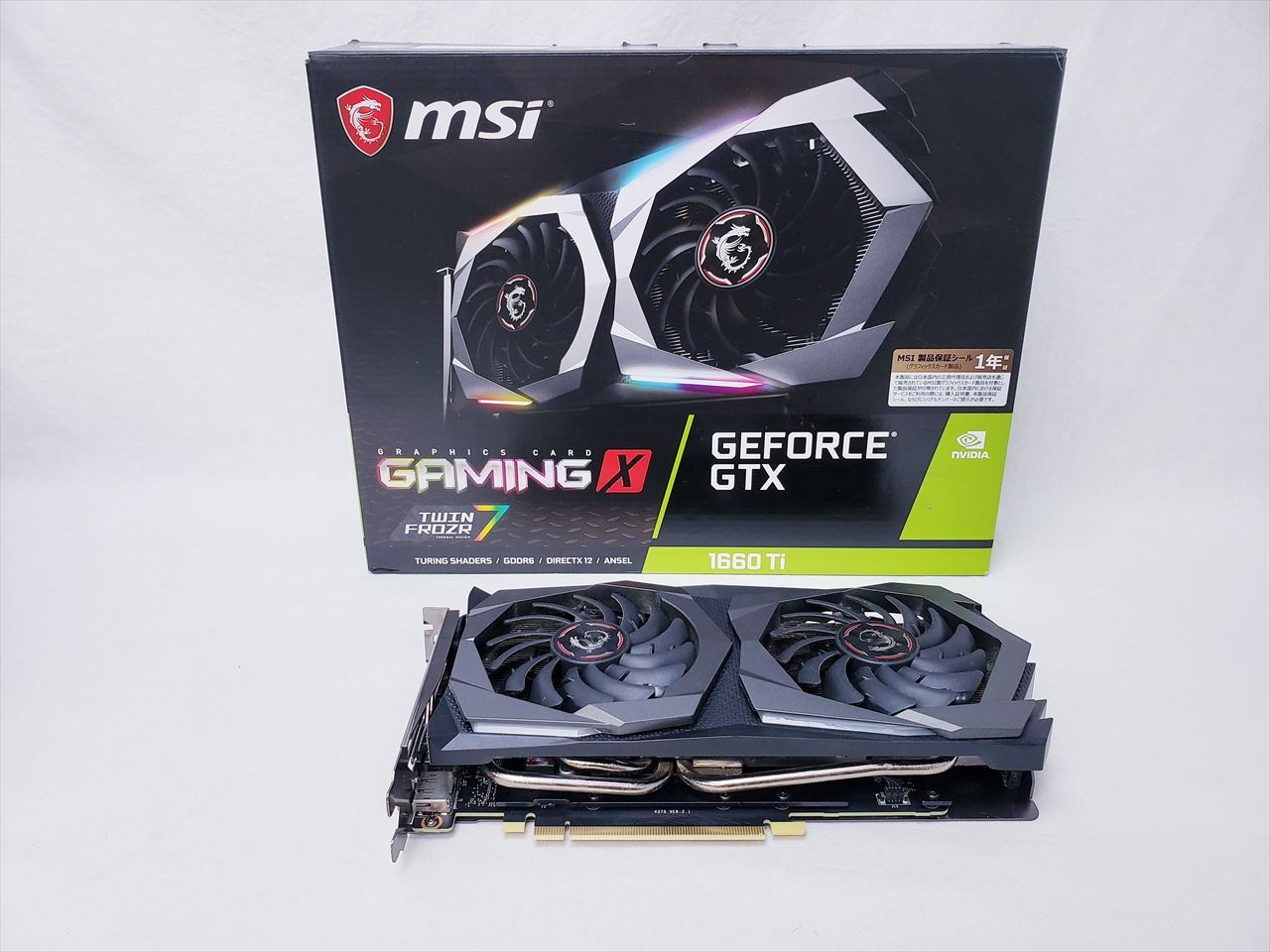 GeForce GTX 1660 Ti GAMING X 6G 各サイトで併売につき売切れのさい ...