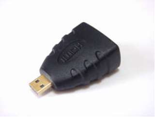 SMCHM-HDMAF HDMI(メス)→microHDMI(オス) 変換アダプタ ☆6個まで￥300ネコポス対応可能！
