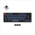 K6P-J3-JIS Keychron K6 Pro QMK/VIA ワイヤレス・メカニカルキーボード RGB JIS配列（テンキーレス） 組み立て済み ブラック Keychron K Pro スイッチ（ホットスワップ）茶軸