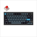Q1P-M1-US Keychron Q1 Pro QMK/VIA ワイヤレス カスタム・メカニカルキーボード　ノブバージョン - RGB - US配列（テンキーレス）- 組み立て済み / カーボンブラック / Keychron K Pro スイッチ（ホットスワップ）赤軸 Keychron Q1P-M1-US