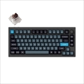 Q1P-M3-US Keychron Q1 Pro QMK/VIA ワイヤレス カスタム・メカニカルキーボード　ノブバージョン - RGB - US配列（テンキーレス）- 組み立て済み / カーボンブラック / Keychron K Pro スイッチ（ホットスワップ）茶軸 Keychron Q1P-M3-US