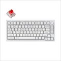 Q1P-P1W-US Keychron Q1 Pro QMK/VIA ワイヤレス カスタム・メカニカルキーボード　ノブバージョン - RGB - US配列（テンキーレス）- 組み立て済み / シェルホワイト（フルホワイト） / Keychron K Pro スイッチ（ホットスワップ）赤軸 Keychron Q1P-P1W-US