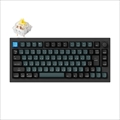Q1P-M4-JIS Keychron Q1 Pro QMK/VIA ワイヤレス カスタム・メカニカルキーボード　ノブバージョン - RGB - JIS配列（テンキーレス）- 組み立て済み / カーボンブラック / Keychron K Pro スイッチ（ホットスワップ）バナナ軸 Keychron Q1P-M4-JIS