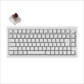 Q1P-P3W-JIS Keychron Q1 Pro QMK/VIA ワイヤレス カスタム・メカニカルキーボード　ノブバージョン - RGB - JIS配列（テンキーレス）- 組み立て済み / シェルホワイト（フルホワイト） / Keychron K Pro スイッチ（ホットスワップ）茶軸 Keychron Q1P-P3W-JIS