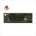 Q3P-W1-US Keychron Q3 Pro 特別版 QMK/VIA ワイヤレス カスタム・メカニカルキーボード　ノブバージョン - RGB - US配列（テンキーレス）- 組み立て済み / オリーブグリーン / Keychron K Pro スイッチ（ホットスワップ）赤軸