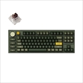 Q3P-W3-US Keychron Q3 Pro 特別版 QMK/VIA ワイヤレス カスタム・メカニカルキーボード　ノブバージョン - RGB - US配列（テンキーレス）- 組み立て済み / オリーブグリーン / Keychron K Pro スイッチ（ホットスワップ）茶軸