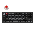 Q3P-M1-JIS Keychron Q3 Pro 特別版 QMK/VIA ワイヤレス カスタム・メカニカルキーボード　ノブバージョン - RGB - JIS配列（テンキーレス）- 組み立て済み / カーボンブラック / Keychron K Pro スイッチ（ホットスワップ）赤軸