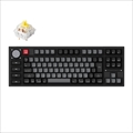 Q3P-M4-JIS Keychron Q3 Pro 特別版 QMK/VIA ワイヤレス カスタム・メカニカルキーボード　ノブバージョン - RGB - JIS配列（テンキーレス）- 組み立て済み / カーボンブラック / Keychron K Pro スイッチ（ホットスワップ）バナナ軸