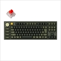 Q3P-W1-JIS Keychron Q3 Pro 特別版 QMK/VIA ワイヤレス カスタム・メカニカルキーボード　ノブバージョン - RGB - JIS配列（テンキーレス）- 組み立て済み / オリーブグリーン / Keychron K Pro スイッチ（ホットスワップ）赤軸