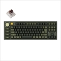Q3P-W3-JIS Keychron Q3 Pro 特別版 QMK/VIA ワイヤレス カスタム・メカニカルキーボード　ノブバージョン - RGB - JIS配列（テンキーレス）- 組み立て済み / オリーブグリーン / Keychron K Pro スイッチ（ホットスワップ）茶軸
