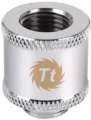CL-W046-CU00SL-A Pacific G1/4 Female to Male 20mm extender - Chrome/DIY LCS/Fitting 