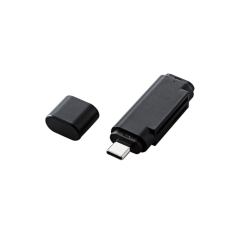 MR3C-D011BK ﾒﾓﾘﾘｰﾀﾞﾗｲﾀ/Type-Cｺﾈｸﾀ/直挿しﾀｲﾌﾟ/SD+microSD用/ﾌﾞﾗｯｸ  ☆2個まで￥250クリックポスト対応可能！