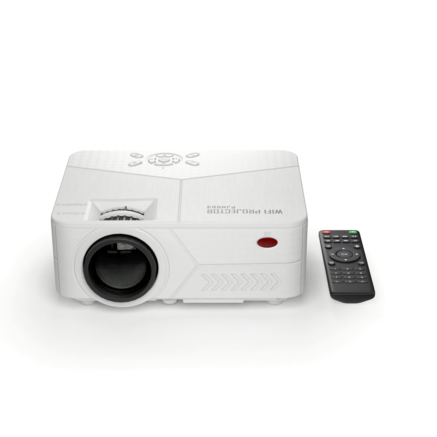 ワイヤレスプロジェクター「LED PROJECTER 3 Ver.B」 ホワイト エアリア MS-PJHD03WH MS-PJHD03 WH ワイヤレスプロジェクター「LED PROJECTER 3 Ver．B