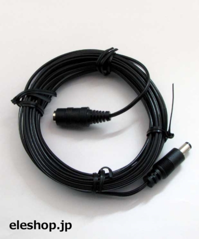DC2.1φ延長ケーブルL-5m / #35-1 ☆2個まで￥250クリックポスト対応可能！