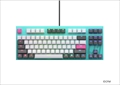 REALFORCE GX1 KEYBOARD 初音ミクコラボモデル 英語 テンキーレス 45g X1UDM1