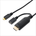 SML-J015/BK microUSB – HDMI MHLケーブル