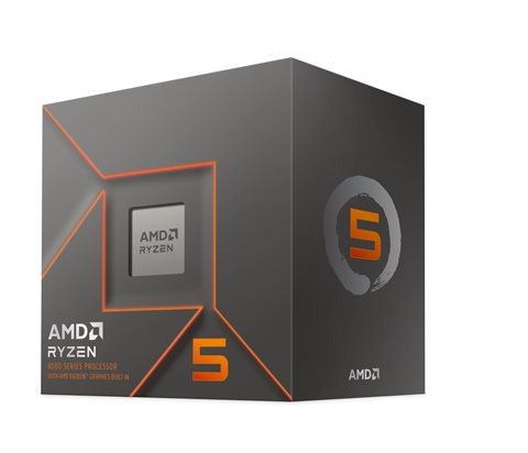 AMD Ryzen 5 8500G With Wraith Stealth cooler  (6C/12T、3.5Ghz(最大5.0)、65W、L2+L3 Cache 22MB、Radeon 740M Graphics GPUコア数4 )