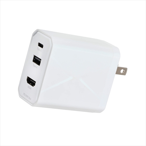 GH-ACU3PA-WH マルチドック充電器 3ポート 60W USB Type-C