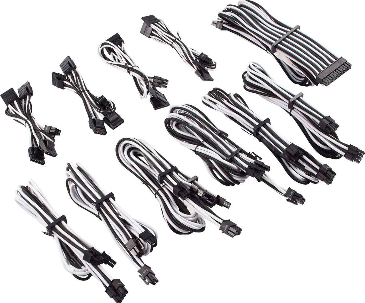 CP8920227 Premium Individually Sleeved PSU Cables プロフェッショナルキット Type 4