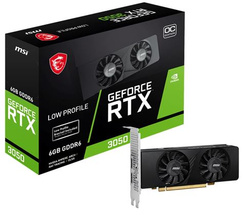 GeForce RTX 3050 LP 6G OC