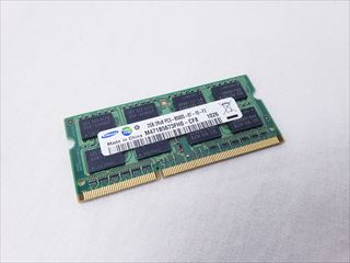 204Pin 1066(PC3-8500) 2GB DDR3 S.O.DIMM 各サイトで併売につき売切れのさいはご容赦願います。