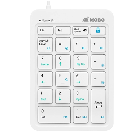 AM-NPW22-WH MOBO TenkeyPad2 Wired ホワイト