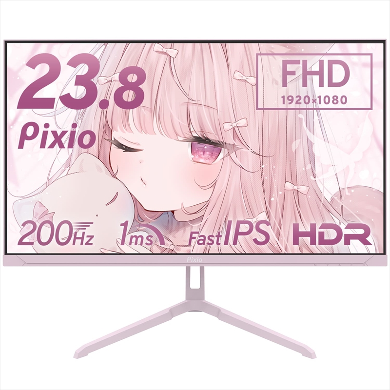 PX248 Wave Pastel Pink 23.8インチ 200Hz FHD FastIPS