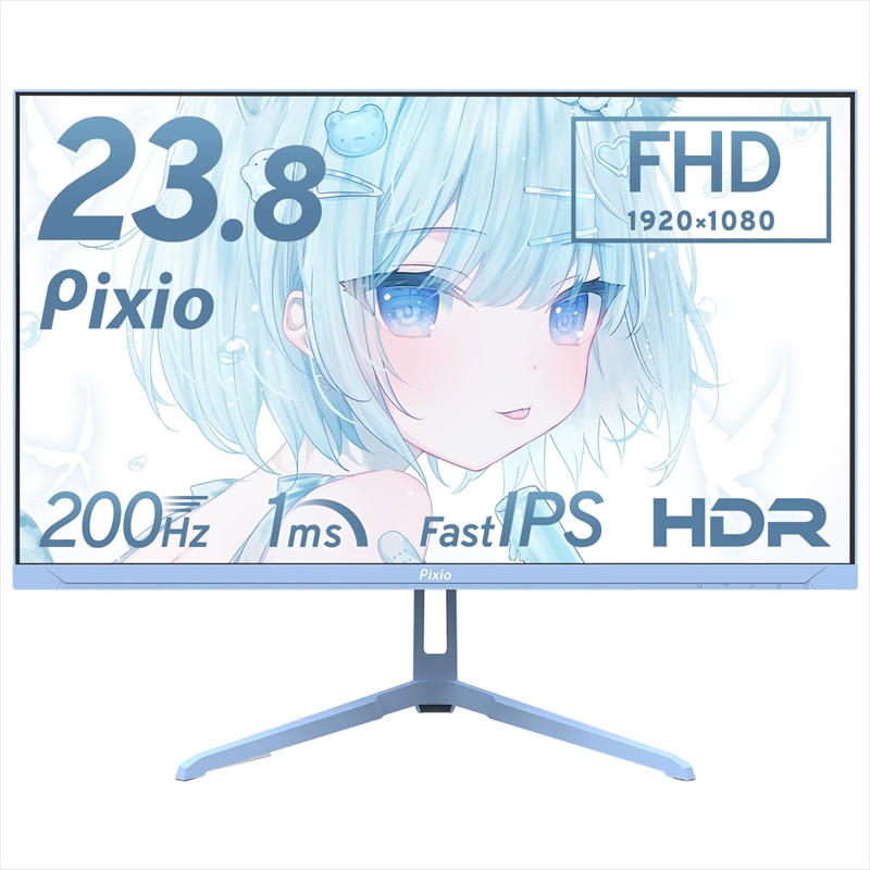 PX248 Wave Pastel Blue 23.8インチ 200Hz FHD FastIPS