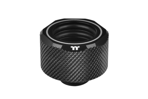 CL-W214-CU00BL-A Pacific C-Pro G1/4 PETG 16mm OD Compression - Black - 