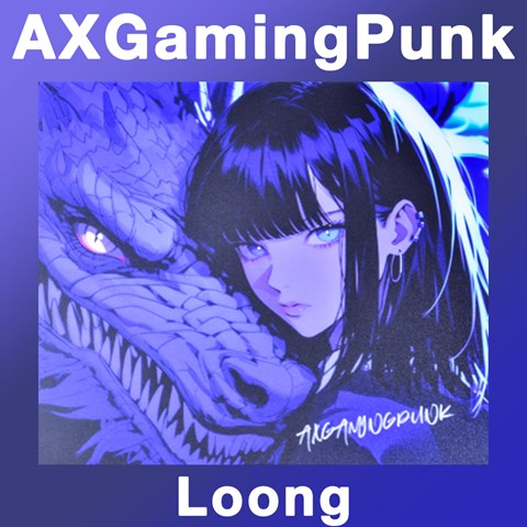 AXGamingpunk glassmouth pad Tai ji V2 loong