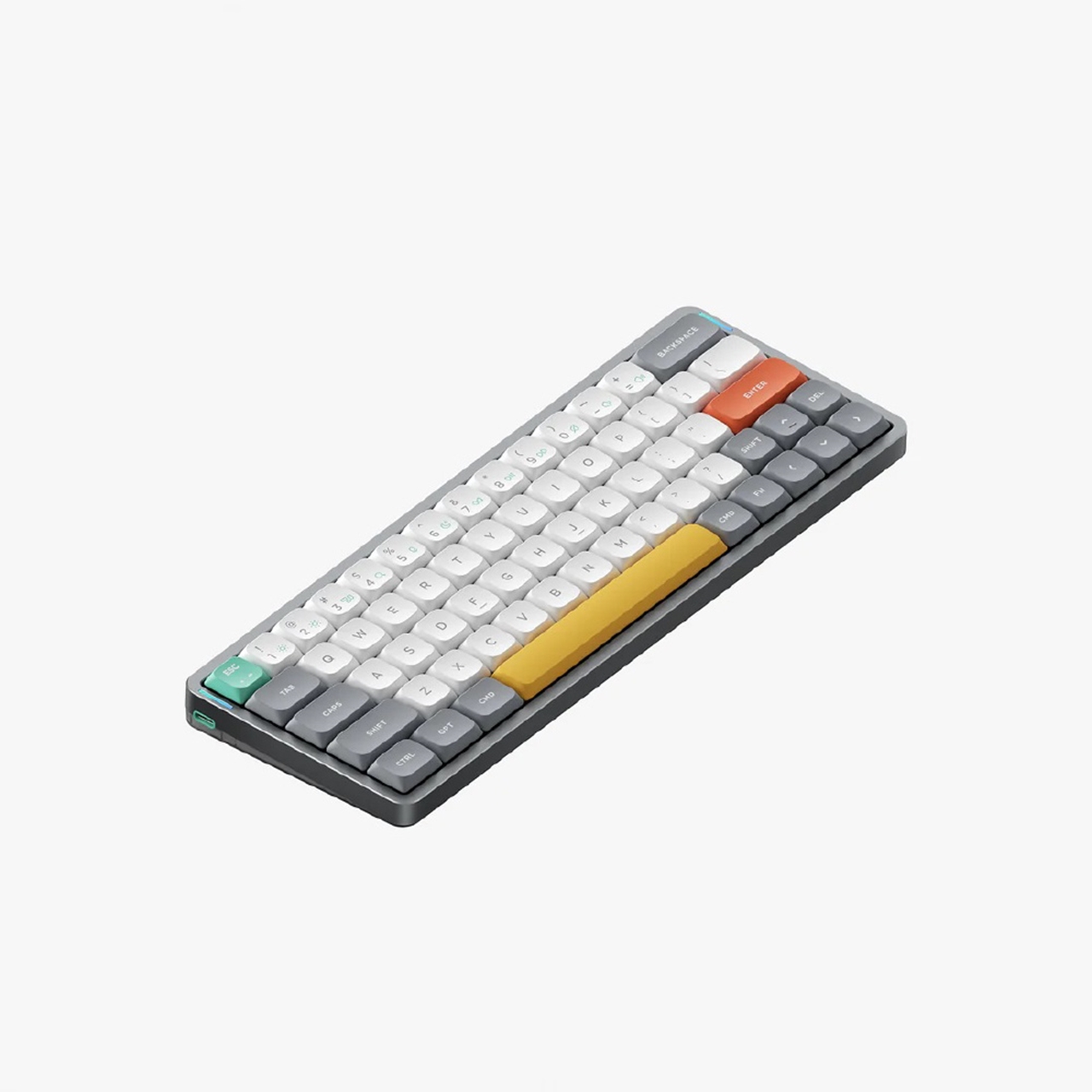 Nuphy Air60 V2 グレー 茶軸2．0 ワイヤレスメカニカルキーボード 