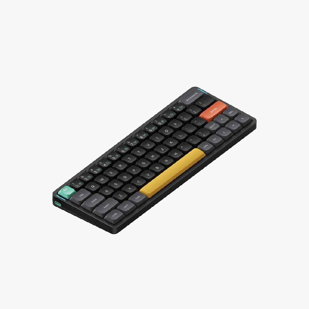 Nuphy Air60 V2 ブラック 茶軸2．0 ワイヤレスメカニカルキーボード 