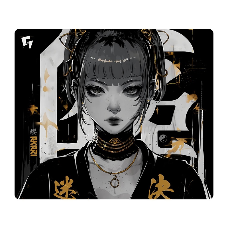 GLSSWRKS Akari Premium Glass Mousepad Gold