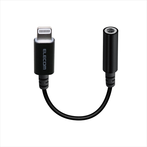 MPA-L35DS01BK Lightning-φ3.5mmステレオミニジャック変換ケーブル ☆2個まで￥250クリックポスト対応可能！