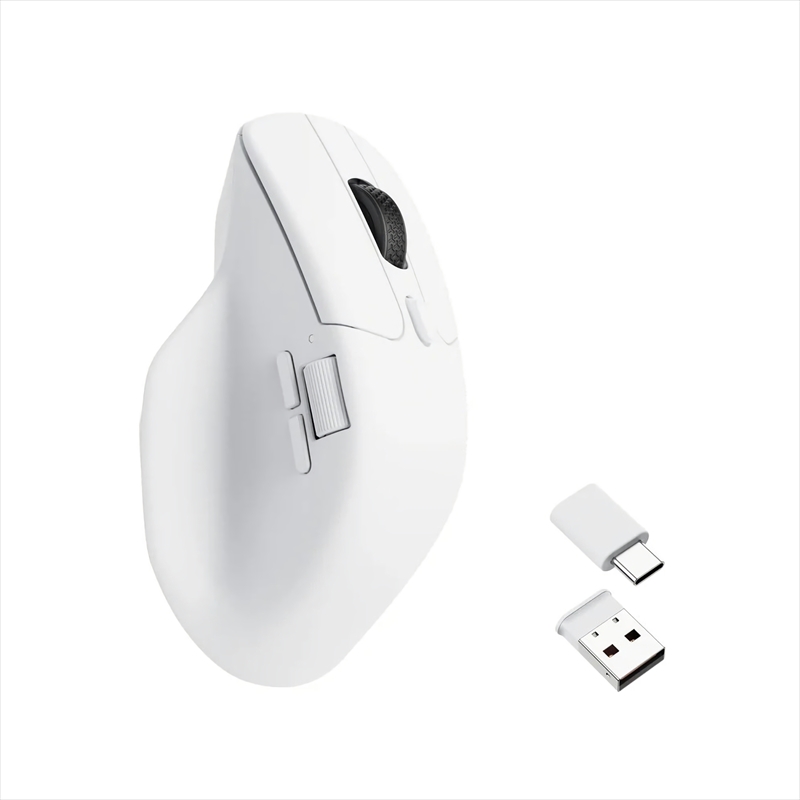 Keychron M6 ワイヤレスマウス ホワイト M6-A3