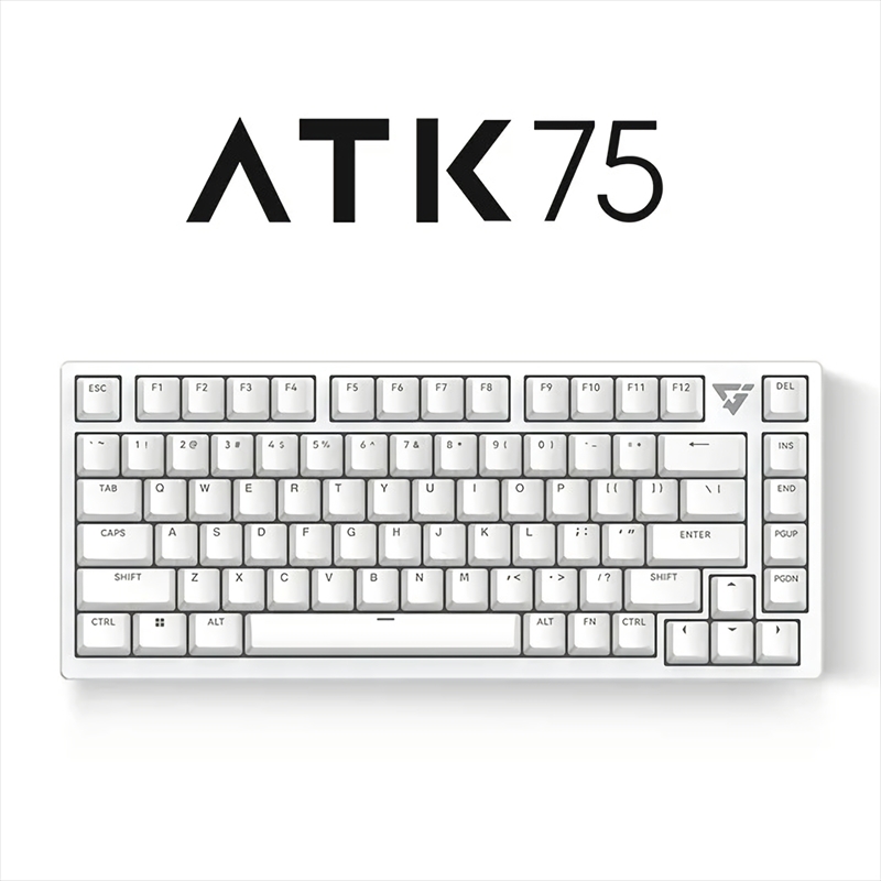 VXE ATK75 ホワイト Gateron switches 2．0(磁気)VXE-ATK75-G-WHITE