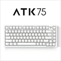 VXE ATK75 ホワイト Gateron switches 2．0(磁気)VXE-ATK75-G-WHITE