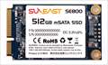 SE800-m512GB ☆1個まで￥300ネコポス対応可能商品！※希少な mSATA　SSD