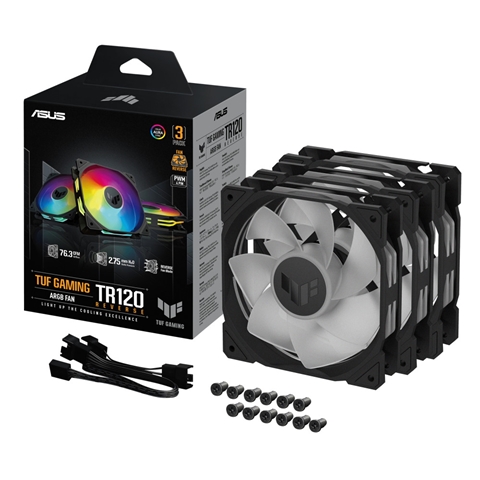 TUF GAMING TR120 FAN ARGB RV BLACK 3IN1 