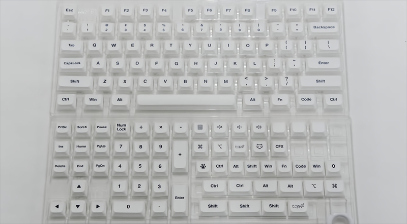 CFX MX BoW Low Profile Keycaps