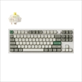 Q3M-P4-US Keychron Q3 Max QMK/VIA ワイヤレス カスタム・メカニカルキーボード - RGB - US配列（テンキーレス）- シェルホワイト / Gateron Jupiter スイッチ（ホットスワップ）バナナ軸