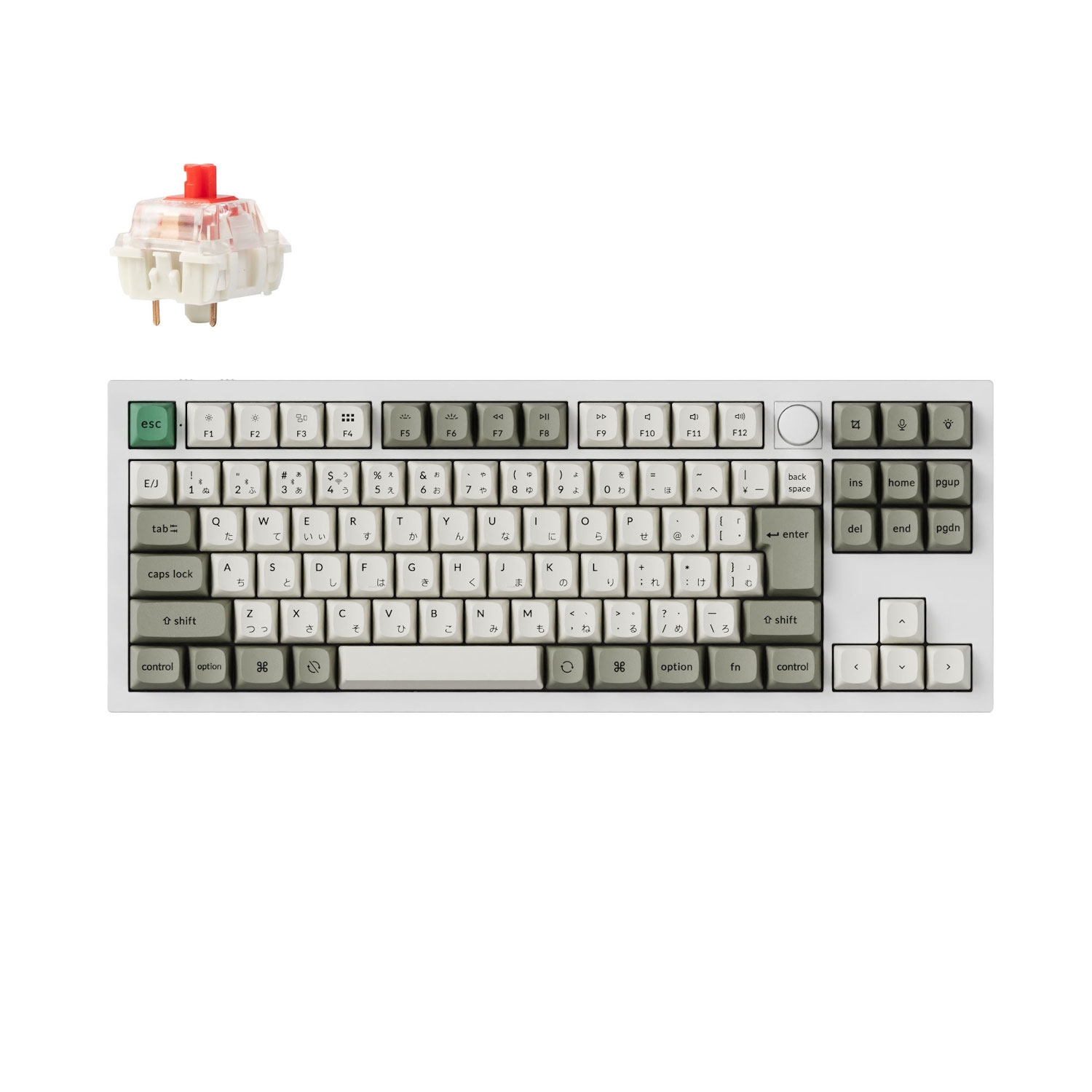 Q3M-P1-JIS Keychron Q3 Max QMK/VIA ワイヤレス カスタム
