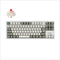 Q3M-P1-JIS Keychron Q3 Max QMK/VIA ワイヤレス カスタム・メカニカルキーボード - RGB - JIS配列（テンキーレス）- シェルホワイト / Gateron Jupiter スイッチ（ホットスワップ）赤軸
